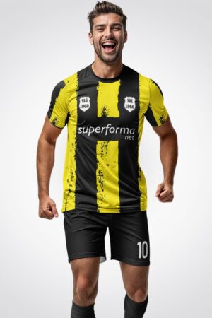 Sarı Siyah Prime Halı Saha Forma