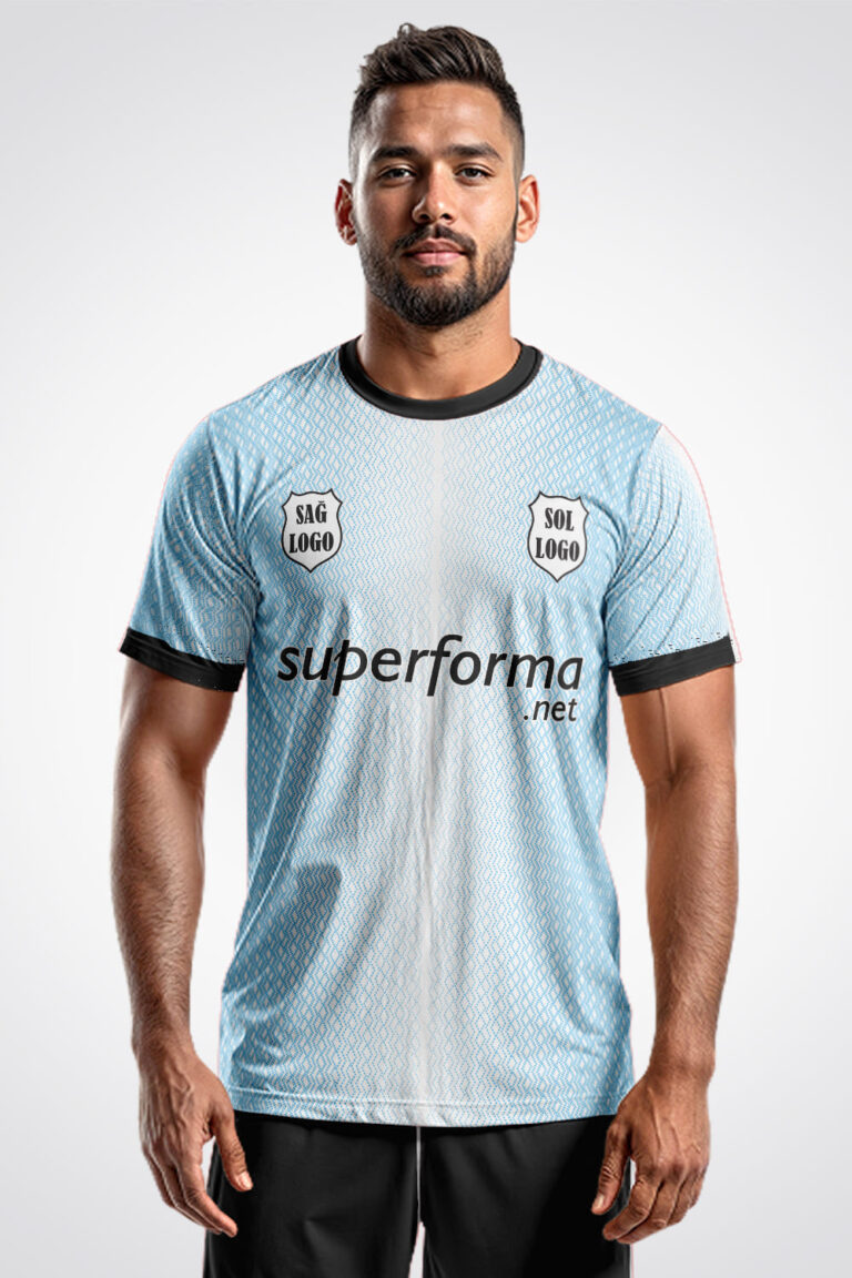 Buz Beyaz Halı Saha Forma