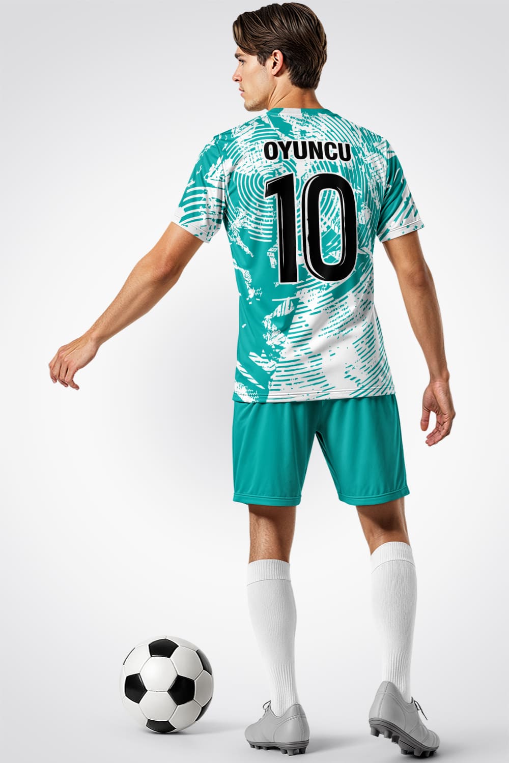 Turkuaz Beyaz 2026 Halı Saha Forma Turkuaz Beyaz 2026 Halı Saha Forma