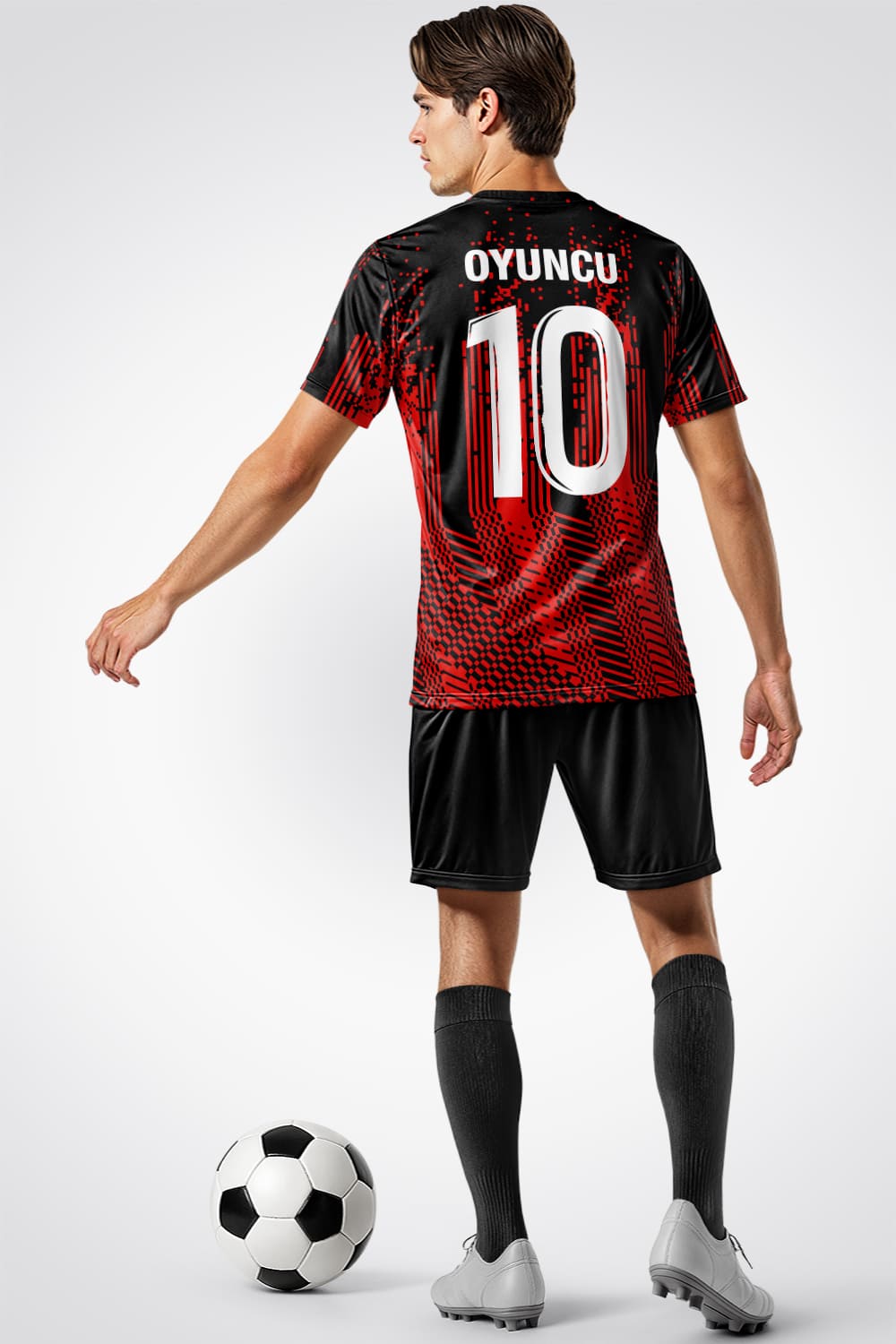 Kırmızı Siyah Point Halı Saha Forma Kırmızı Siyah Point Halı Saha Forma