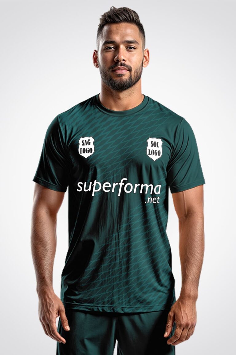 Yeşil Klasik Halı Saha Forma