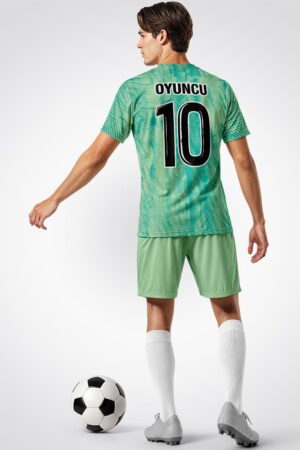 Yeşil Retro Halı Saha Forma