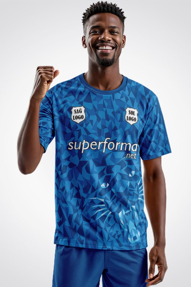 Mavi Kaplan Halı Saha Forma