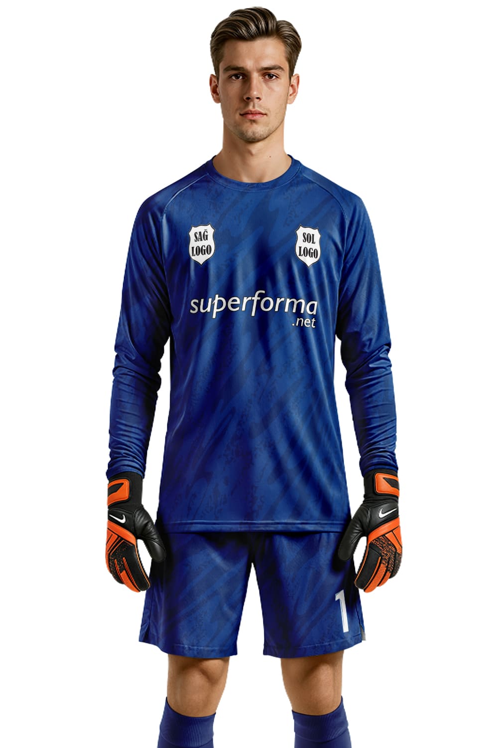 Mavi Sax Askeri Kaleci Forması Mavi Sax Askeri Kaleci Forması