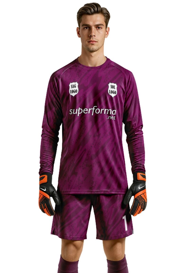 Mor Siyah Kaleci Forması