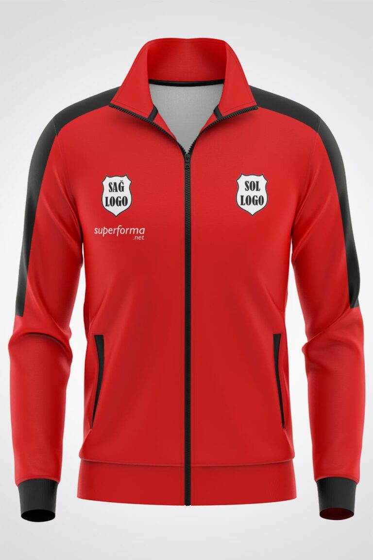 Kırmızı Siyah Eşofman